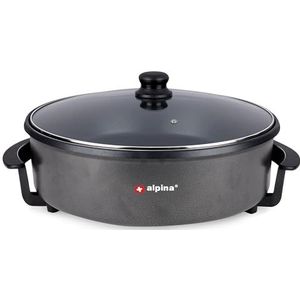 alpina Hapjespan - Elektrisch - met Thermostaat - XXL 42cm - 1500W