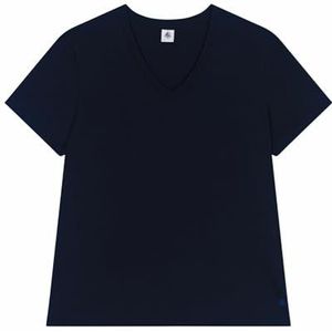 Petit Bateau T-shirt met korte mouwen voor dames, Blauw, XS