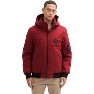 TOM TAILOR Heren 1041320 jas, 13721-Burgundy Dark Red, XXL, 13721, bordeauxrood, XXL