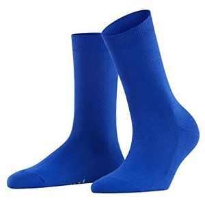 FALKE Dames Sokken Family W SO Duurzaam Katoen Eenkleurig 1 Paar, Blauw (Imperial 6065) nieuw - milieuvriendelijk, 39-42