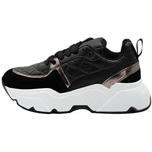 Bonateks FRB100283, sneakers voor dames, zwart, 37 EU, zwart, 37 EU