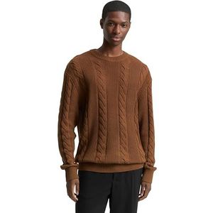 TOM TAILOR DENIM - Trui - Bruin - Gebreide Truien