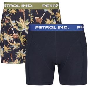 PETROL INDUSTRIES, Heren Underwear Boxer, M-1050-BXR201, Navy Blue, S