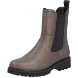 Chelsea - D8694 - Boots - Zwart - Leer - Effen - Blokhak