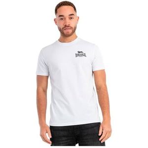 Lonsdale - Blairmore - T-shirt - Zwart/Wit - Normale Passform - Doppelpack