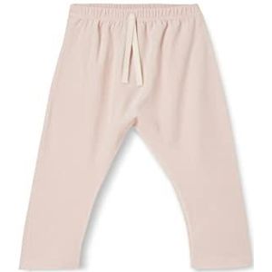 Petit Bateau Babybroek voor meisjes van katoenvelours, Rosa Saline, 0 Maanden
