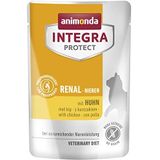 animonda Integra Protect Integra Protect Renal natvoer voor katten, niervoer voor katten, niervoer voor katten bij nierinsufficiëntie, nat voer voor katten, met kip, 24 x 85 g