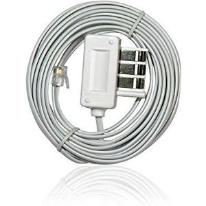 Extel 402221 kabel, telefoonkabel, 3 m, glad