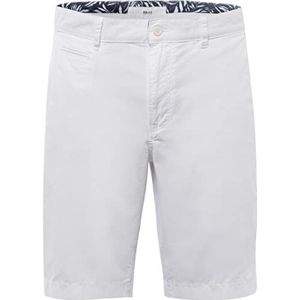 BRAX Heren stijl Bari Cotton Gab Sportieve chino bermuda klassieke shorts, wit, 32W x 32L