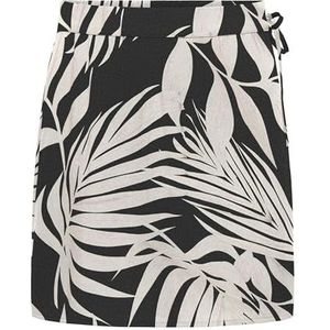 ONLY Dames Onlnova Life Elite Talika Skirt AOP, zwart, XS