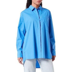 s.Oliver dames blouses lange mouw, Blauw 5547, 32