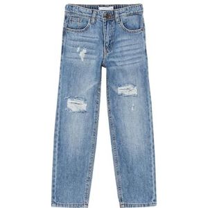 NKNSIDNEY Tapered Jeans 7305-BE P, blauw (medium blue denim), 122 cm