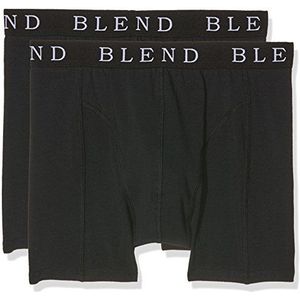 Blend Boxershorts voor heren, ondergoed, verpakking van 2 stuks, zwart (black 70155), M