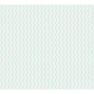 Esprit PVC-vrij vliesbehang ECO behang geometrisch grafisch 10,05 m x 0,53 m Natuur turquoise, wit, metallic