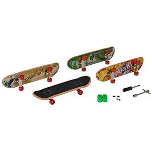 Simba 103302163 - Finger skateboard set van 4
