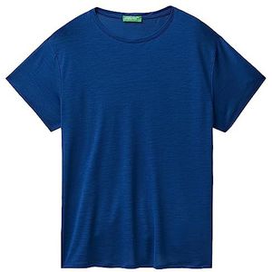 United Colors of Benetton T-Shirt 3NLHE1AF9, blauw 2G6, XL dames, blauw 2 g6, XL
