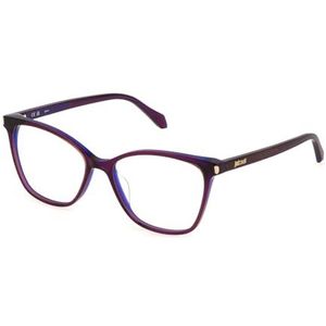 Just Cavalli Eyeglass Frame VJC051 Bruin+Violet 54/16/140 Damesbril, bruin + paars, 54/16/140