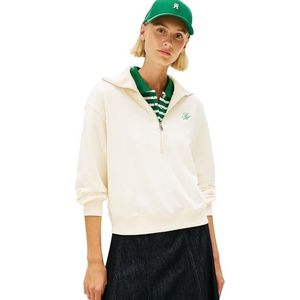 TOMMY HILFIGER Sweatshirt  lichtbeige / groen