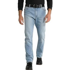 JP 1880 Heren Jeans Flexnamic Broek, gebleekte denim, 34W / 42L