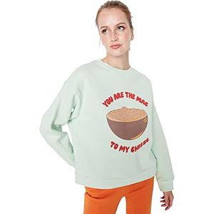 Trendyol TWOAW23SW00734/Mint Sweater, Mint, XS, Munt, XS