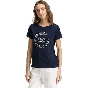 TOM TAILOR - 10668 - T-shirt - Sky Captain Blue - Dames