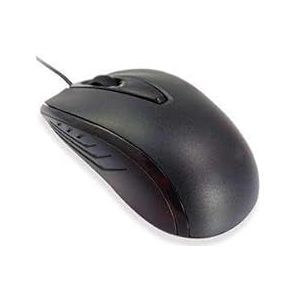 Optische USB-muis - Zwart - Compact - 1000 dpi - Ergonomisch Ontwerp - 1,5 m Kabel