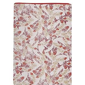 Essix Serrénade Flat Sheet, Katoen, Bordeaux Rood, 240 x 300 cm