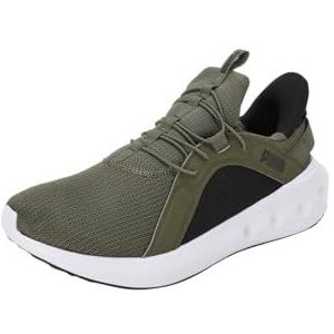 PUMA Unisex Softride Carson Ease in Road Running Schoen, Puma Olive PUMA Zwart PUMA Wit, 40.5 EU