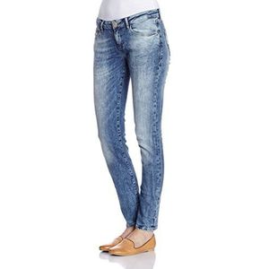 Cross Jeans voor dames, super skinny jeans Adriana, blauw (Sky Blue Uesed 073), 25W x 32L