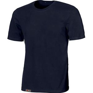 U-Power EY205DB-L-T-shirt met korte mouwen, model Linear Deep Blue, maat L, poloshirt, zwart, heren, Blanco Y Gris, L