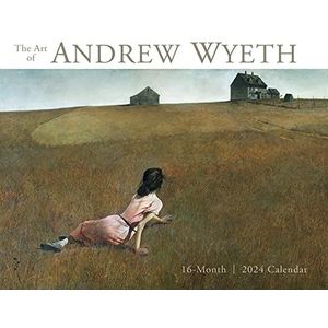 The Art of Andrew Wyeth 2024 wandkalender, 16 maanden kunst en design kalender, 30 x 38 cm