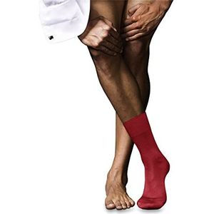 FALKE Heren Sokken No. 6 M SO Wol Zijde eenkleurig 1 Paar, Rood (Cardinal 8156), 45-46