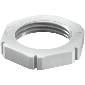 WISKA tegenmoer, kunststof, RAL 7001, M25 EMUG 25