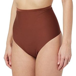 Triumph Dames Shape Smart Highwaist String Ondergoed, Donkere karamel, S