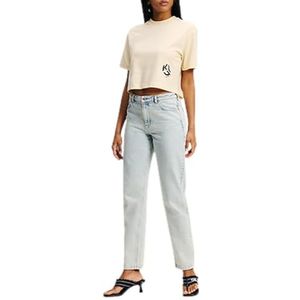 Karl Lagerfeld Jeans, Dames, Mom Denim, Mom Fit, Blauw, 2430