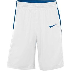 NIKE NT0201-102 Team Basketbal Stock Short 20 Shorts Heren Wit Maat S