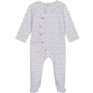 Gocco Lange pyjama met bloemenpatroon, gebroken wit, regular voor baby's, Gebroken wit, Regular