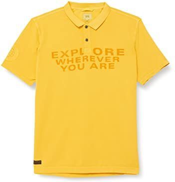 Camel Active - Poloshirt - Zonnebloem Geel - Heren