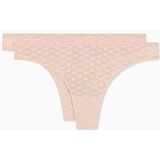 Emporio Armani - All Over Eagle Mesh Tanga - 2 Eenheden