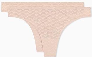 Emporio Armani - All Over Eagle Mesh Tanga - 2 Eenheden
