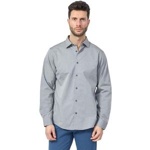 Armani Exchange Heren Utitity Edge, geborduurd logo, witte stippen, regular fit, blauw, XS, Navy/Off White Dots, XS