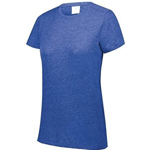 Augusta Sportswear Womens Tri-Blend T-Shirt, Royal Heather, XL