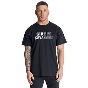 Gianni Kavanagh Zwarte rand, T-shirt, XXL heren, blue, XXL