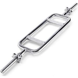 Marcy Ingepaste Stevige Chroom Triceps Bar voor Gewichtheffen en Bodybuilding IRBB-34T