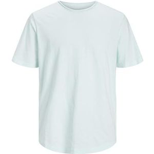JACK&JONES Basis T-Stuk Ronde Hals Korte Mouw Jersey Katoen Shirt Regular Fit JJEBASHER, Colour:Mint, Size:XL
