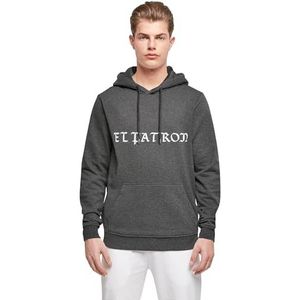 Mister Tee Heren Hoodies EL Patron Hoody, Regular Fit, XL, antraciet, XL