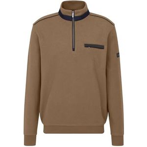 bugatti Sweatshirt voor heren, bruin, XL