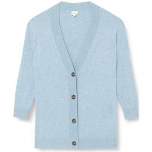ONLY CARMAKOMA Dames Caresly Ls Button Cardigan KNT Noos gebreide jas, Allure/detail: melange, 50/52 Grote maten