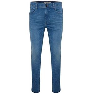 Blend BHJet jeansbroek voor heren, met steekzakken, riemlussen, stretch, katoenmix, slim fit, Denim Middle Blue (76201), 40W / 34L