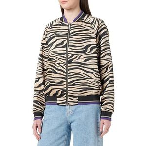 Scotch & Soda Omkeerbare bedrukte bomberjas voor dames, Tiger 1141, M